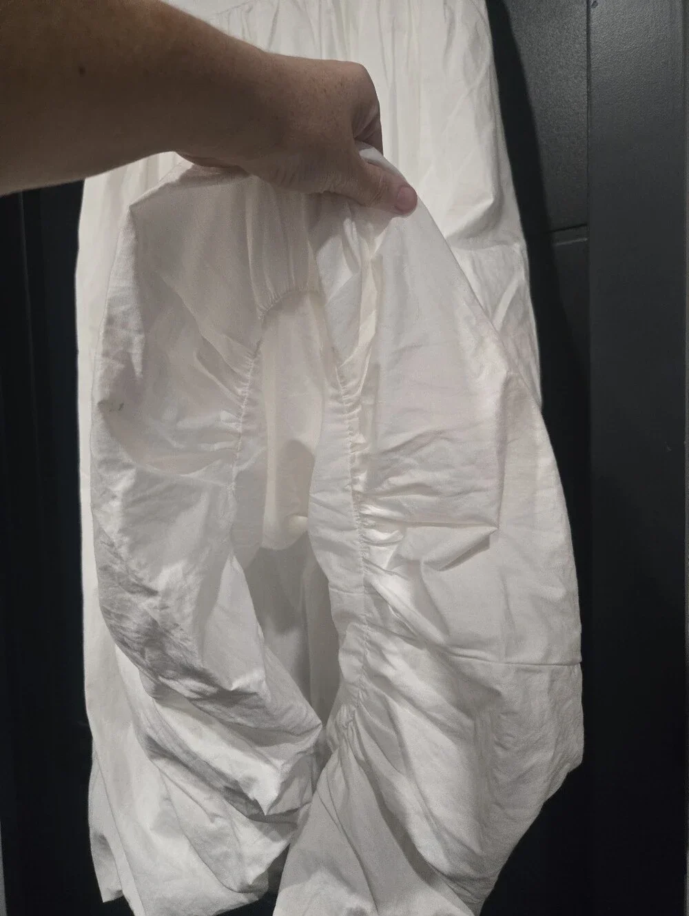 Nwt Free People Balloon Midi Skirt High Rise Medium Nwt White